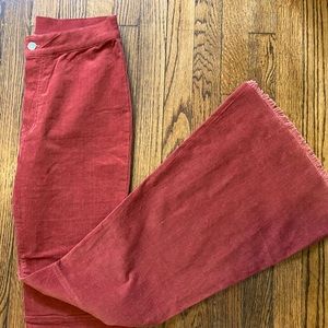 American Threads Red Wine Bell Bottoms